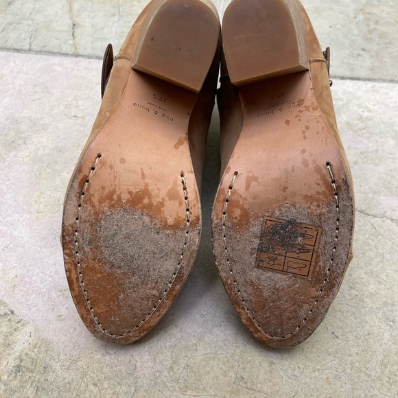 Rag and Bone Harrow Tan suede booties sz 7.5 - Picture 4 of 7